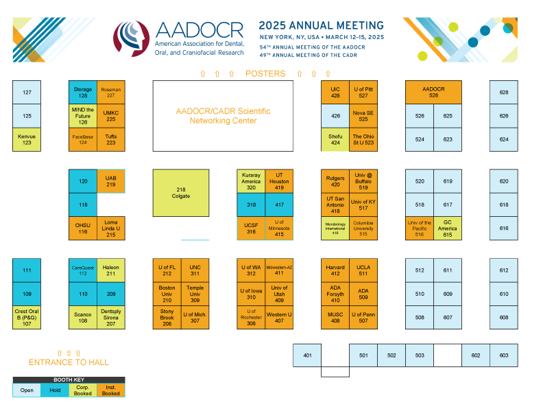 2025AAAM-Exhibitor Booking Map 