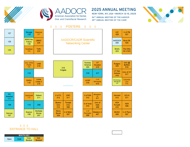 2025AAAM-Exhibitor Booking Map